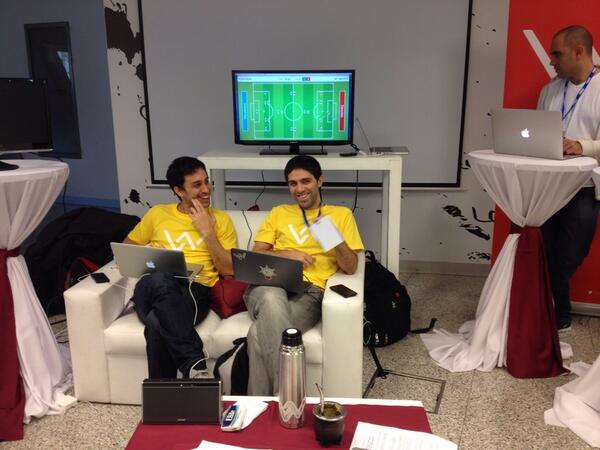 gmonterol's tweet image. Pair programming y #rubygoal con @wyeworks un sentimiento ..