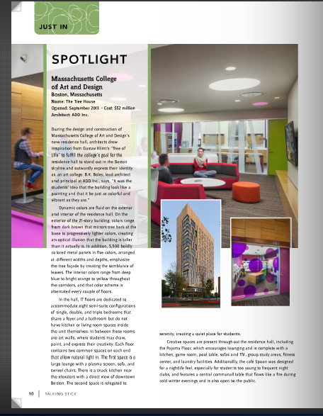 obrmarketing's tweet image. @MassArt Tree House designed by ADD Inc featured in Talking Stick @ACUHOI #ADDInc #AcademicDesign