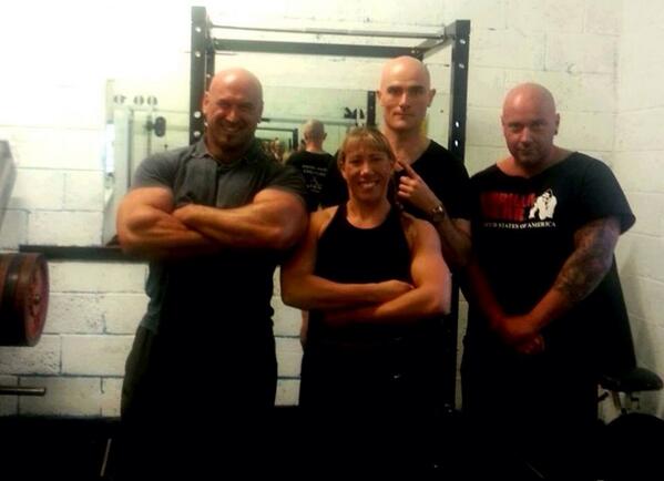 LeanMachineGym's tweet image. A few members sporting the new fashion hair style. #LeanMachineArmy