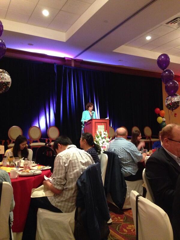 brenec's tweet photo. School of Science Commencement Luncheon - with Laurie Leshin @LaurieofMars and a few hundred friends.. http://t.co/vyzWMbvvj9
