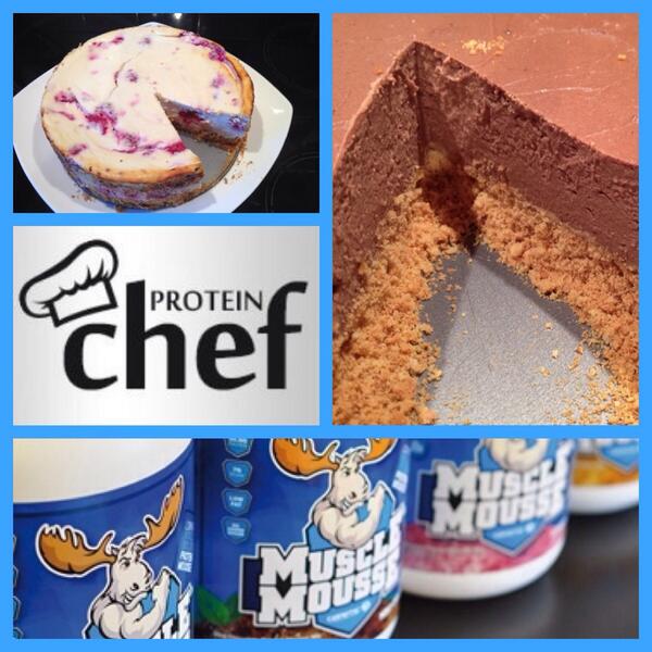 Protein_Chef's tweet photo. Bank Holiday weekend give away! Make ur own famous protein cheesecake with a tub of @MuscleMousse just RT 2 win! http://t.co/ky2IyrQjgF
