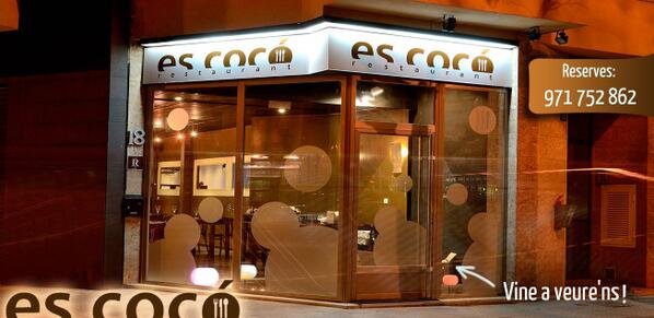 restaurantcoco's tweet photo. Todavía no conoces el @restaurantcoco en Palma?
Te esperamos esta noche por 13€ barra libre cañas, postre &amp; 7 Tapas! http://t.co/nFvfNEXADl