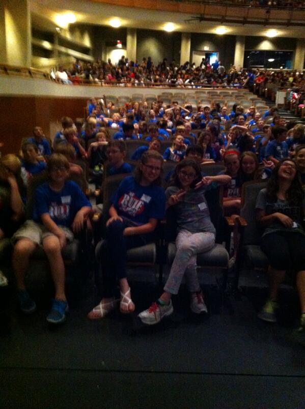 5th grade symphony field trip- front row this year!