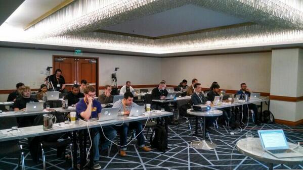 johnnyhalife's tweet image. AutomateAllTheThings #html5devconf  workshop running!