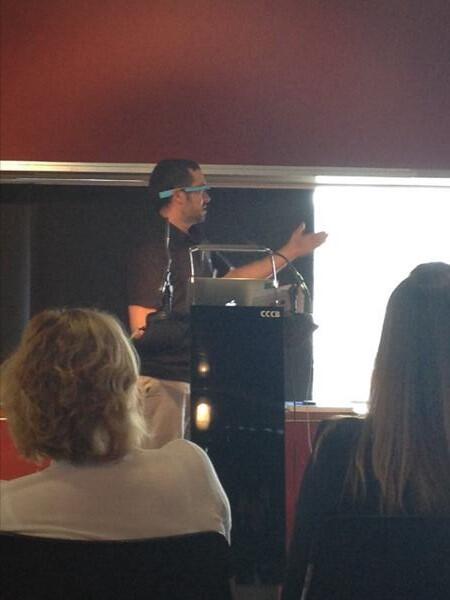 RT <a href="/ataval/">valentina atanasova ♐</a>:  Isidro <a href="/inavarrod/">Isidro Navarro, PhD</a>, Founder of Augmented Reality Barcelona, talking about #GoogleGlass at #WCFDavos