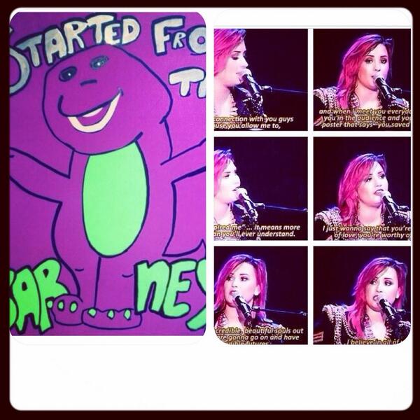 z_in_fiction's tweet image. @ddlovato #startedfromthe #barney now she here #INSPIRE #LOVE u are amazing.&amp;amp;u did save me life(: #lovatic