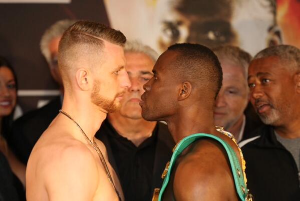 ats_fight's tweet image. PIC: @AdonisSuperman &amp;amp; @andrzej_fonfara face off today. They fight tomorrow at 9p on Showtime. #StevensonFonfara
