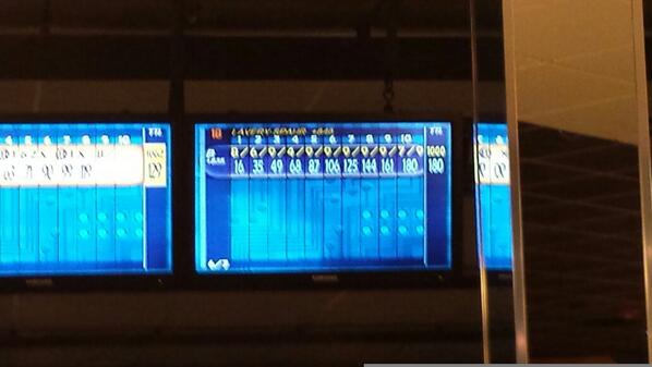 cleanbowling tweet picture