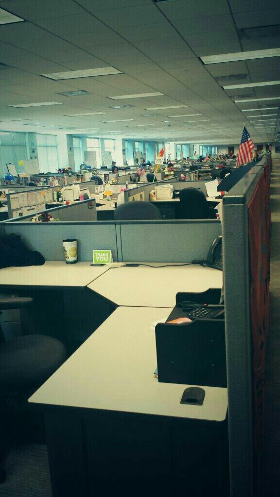 #ghosttown at work today ! @Leslie_McLean @leanne_kasper @TravisMaraj1 @AllisonAKruse @ChelsiMolina @TiffanyAKforce http://t.co/aQZQCDGyiv