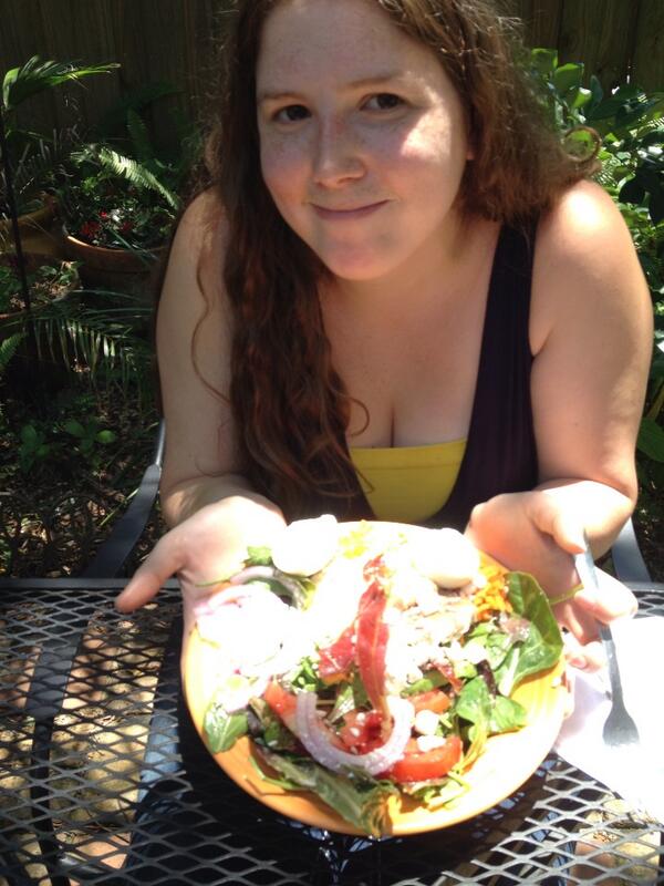 allterraindave's tweet photo. Tuscan food! Smiling salad. http://t.co/ibhkYf1ly2