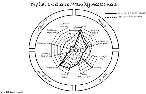 thepalley's tweet image. Nice #spidergraph assessing #digital #maturity. is.gd/IuD6Sx  via DT Associates @dvrooij @tvtongeren