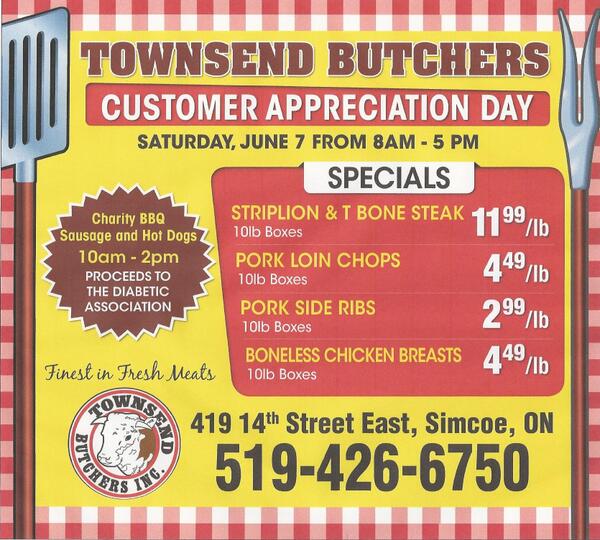 Hey Everyone, we are having a customer apperiation day come on out