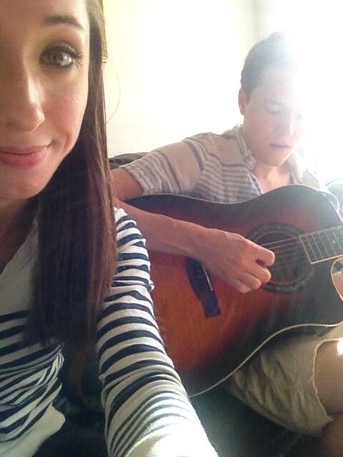 JakeandMary's tweet photo. What better way to spend this amazing day than practicing for our next gig! Grillin' on June 8th @ Saline Fairgrounds http://t.co/FjHaVHPdLg