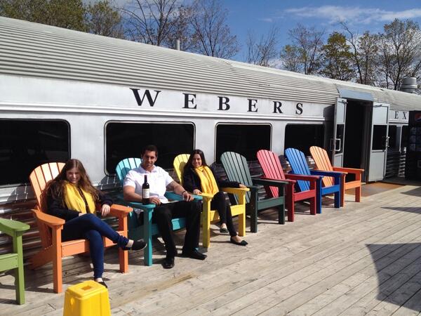 car_derochie's tweet photo. The #cupcakewines team hit the streets today #deliciousfriday @CupcakeWinesCA http://t.co/S8RHsxUobc