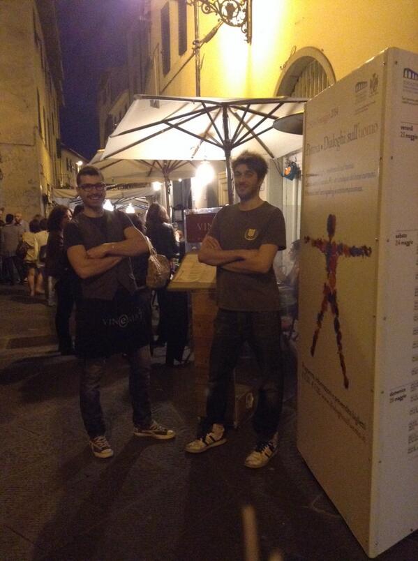 Pausa relax @ la #BotteGaia con <a href="/nerasentenza/">Nera Sentenza</a> @gemysdean

#Dialoghi2014