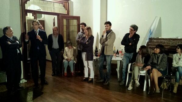 Michele_Coppola's tweet photo. A #Chieri verso il #25maggio .. #insieme @NCD_tweet http://t.co/eu2sPw94nG