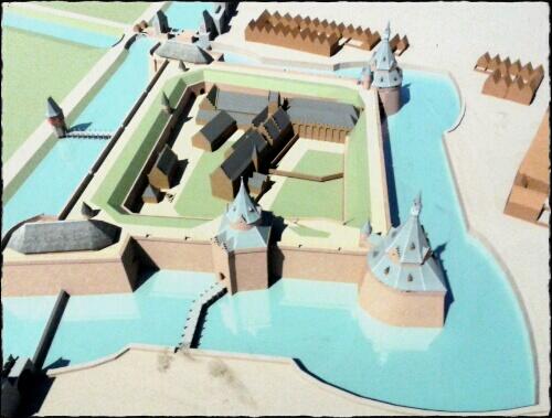 Impressie van het vroegere #kasteel Vredenburg in Utrecht.