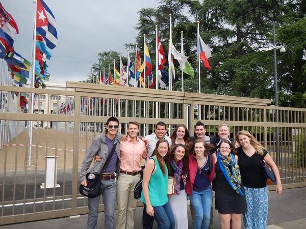 PrinCollege's tweet photo. #Principiacollege students discuss leadership with @WTO, @WWFund, UNHCR, and others in #Geneva http://t.co/M3KoiLEdW0 http://t.co/EZ3v09LU89