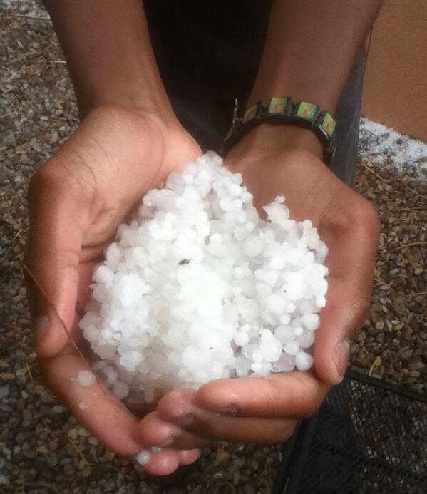 adolpheabq's tweet photo. Pea-sized hail on Albuquerque's Westside. #nmweather http://t.co/PE8rJFSkyO