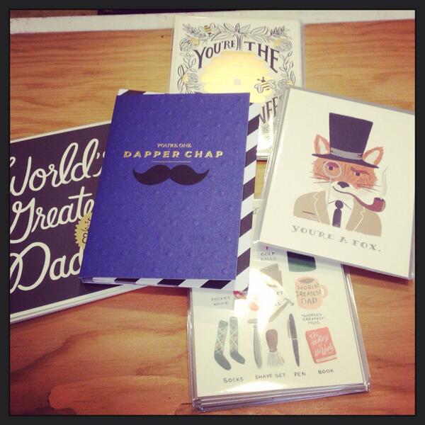 KeptShop's tweet image. Your Pop would love a Father's Day card. Well we got em! #dapperdad