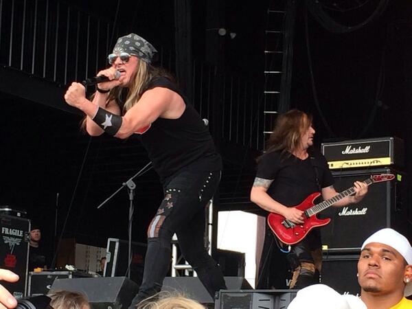 debinchgo's tweet photo. Rocking with Skid Row at Rocklahoma 2014 #ROK14 http://t.co/SWDUYoA5gz
