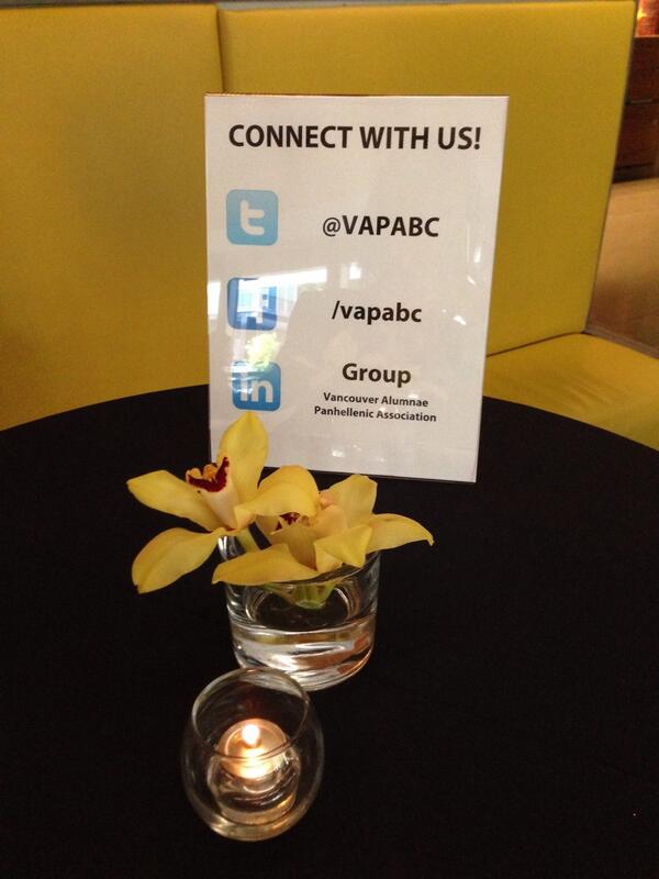 VAPABC's tweet photo. A great evening of connecting with sorority alumnae and hearing the inspiring @MiyoungLeeCBC speak. #VAPA2014 #VAPABC http://t.co/vusuMrMaxQ
