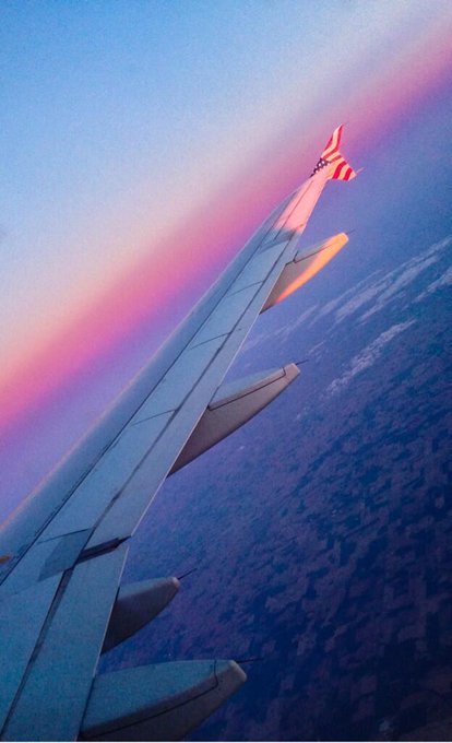 Captured this gem at sunset on my way to #Pennsylvania 
?
@VirginAmerica #MemorialDayWeekend #MemorialDay