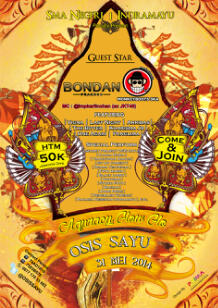 RT <a href="/BigMonkeyBdg/">BIG MONKEY BANDUNG</a>: Kapan min? Tag fampletnya:)<a href="/OSISSAYU/">SMAN 1 INDRAMAYU</a>: Buat BIG MONKEY, ayo gabung dan dancing ska!!!! Presale 50k.