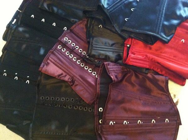 SueNice's tweet photo. It's happening!! IT'S HAPPENING!! @PASSIONAL #ontheirway #corset http://t.co/BszcBtogVD