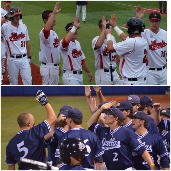 MVCsports's tweet photo. The #MVCBaseball Championship game is set: Illinois State will take on Dallas Baptist Saturday at 7:07 pm CT. http://t.co/l3N5qDFGOg