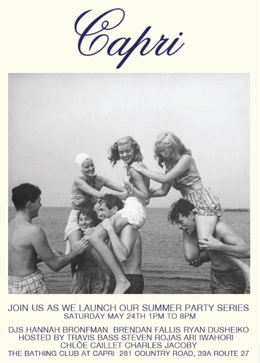 Don't. Miss. This. #TheBathingClub with <a href="/travisthebass/">TRAVIS_THE_BASS</a> #hamptons