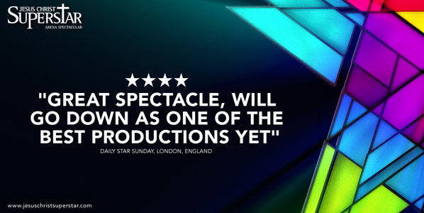 JCSTheMusical's tweet photo. “One almighty success’ raves the Daily Star Sunday about the 2012/2013 UK #SuperstarTour, coming to North America. http://t.co/Gc35nL9wSv