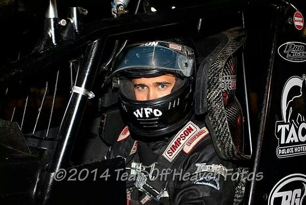 WFOApparel's tweet photo. Our favorite racer! # Carsonmacedo #tarltonandsons #wfo http://t.co/1ZbCDzZvPV