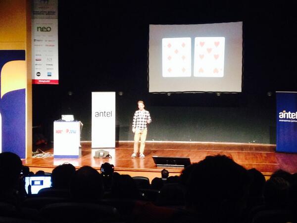 tailorfontela's tweet photo. Great time at #rubyconfuruguay today. Beautiful place and awesome talks http://t.co/M2DYLLSUSe