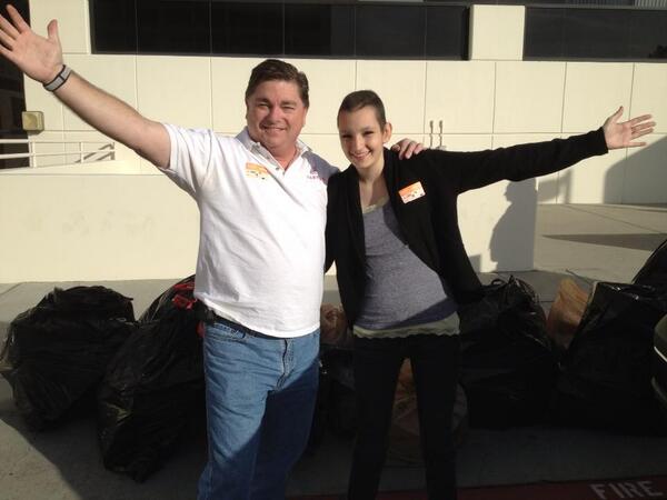 Live2GiveCC's tweet photo. Our Founder Tom with our "Miracle Girl" Emily. Check out her video on our website http://t.co/Ek4KIWCI5c http://t.co/RtMfRLGbIM