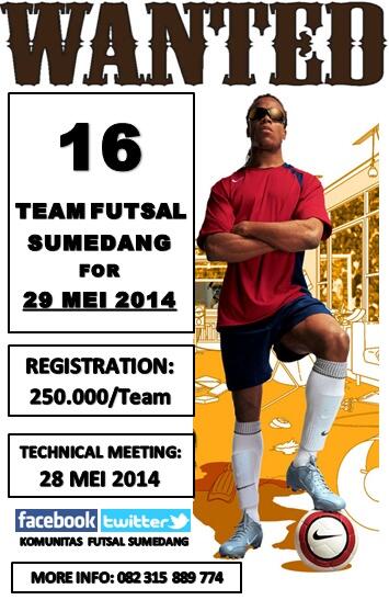Futsal_Sumedang's tweet photo. @official_JAFS @official_afs @DChampofficial @JCI_Sumedang @Ultras_Sumedang @PKH_SUMEDANG @UnionOfficial1 http://t.co/4fbHUl82Yi