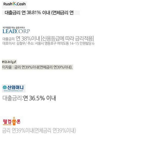 부자는 3%짜리 이자 내고, 서민은 34%짜리 이자 내는 나라. .