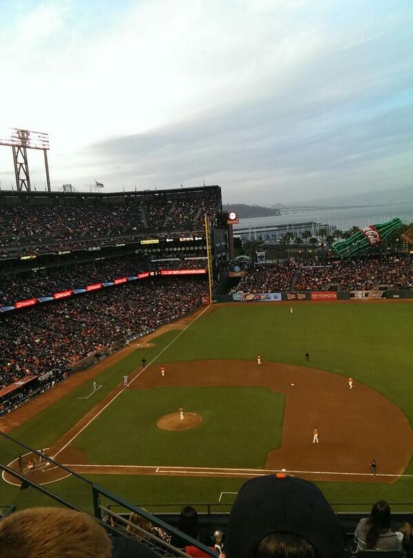 First game of the year. #sfgiants