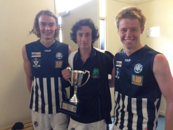 AETigani's tweet photo. @st_marys_saint boys enjoying the Interleague title against @MPNFL won on their home ground! #WSCC14 #addyfooty http://t.co/dooto6wGrE