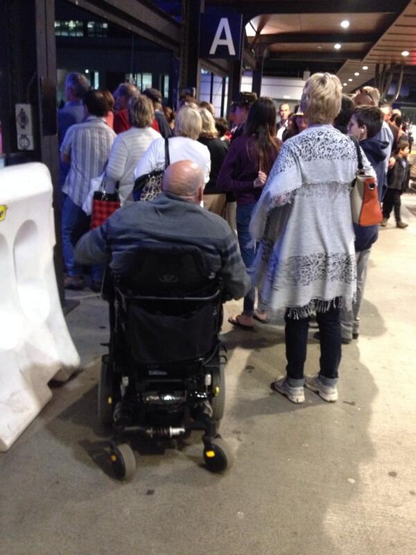 AtkinsonSusan's tweet image. Col in @VividSydney ferry crowd - not bitter amazingly but people with disabilities priority surely!