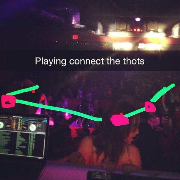 diplo's tweet photo. Connect the thots http://t.co/uY4qnXY4NP
