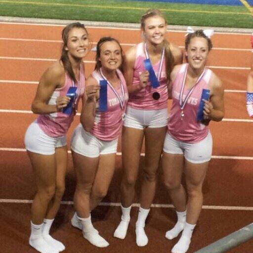 breezybri70's tweet photo. Girls 4x400 to state! Broke the meet record with a 3:58 and ranked #1 in 3A state! #Pinks #RelayGirls #Track ξ±ξξ° http://t.co/NTFA80XKFw