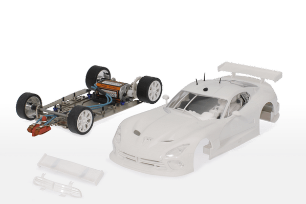 Scaleauto introduces the all NEW 1/24 White Body Racing Kit for the SRT VIPER GTS-R • More at goo.gl/PMWzfF