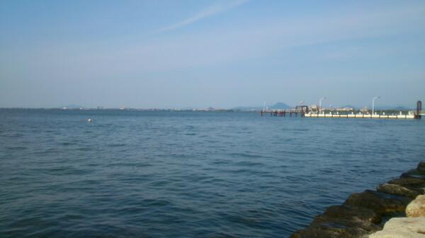 waka_cho's tweet photo. @nekonotamala そぉやでー♪ｳﾌ 琵琶湖まで来てるのぉー!! http://t.co/jlgYMNwdXw