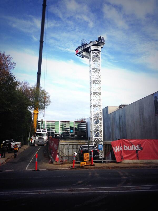 HacerGroup's tweet photo. Burwood Rd Hawthorn. #craneup#nowwebuild http://t.co/J588Onyo8e
