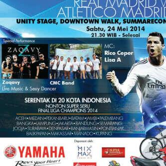 Zaqavy_Indo's tweet photo. Saksikan Nobar liga champions antara Real Madrid vs ATM di Summarecon Mall Serpong di hadiri oleh ZAQAVY Band - DLL http://t.co/LcPbNoBqay