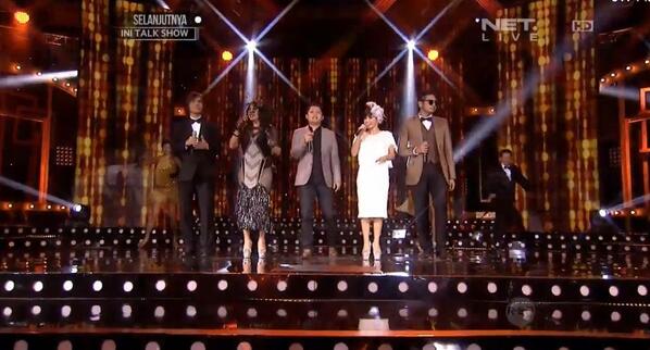 netmedia_info's tweet image. Ekspresi - @ONCEmkl @ti2dj @ABackBone @yunishara03 @petra_sihombing #GebyarBCA