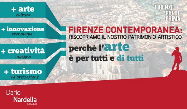 DarioNardella's tweet photo. Arte, cultura, innovazione, turismo: Firenze contemporanea più di prima! http://t.co/kqt7vQCS5b