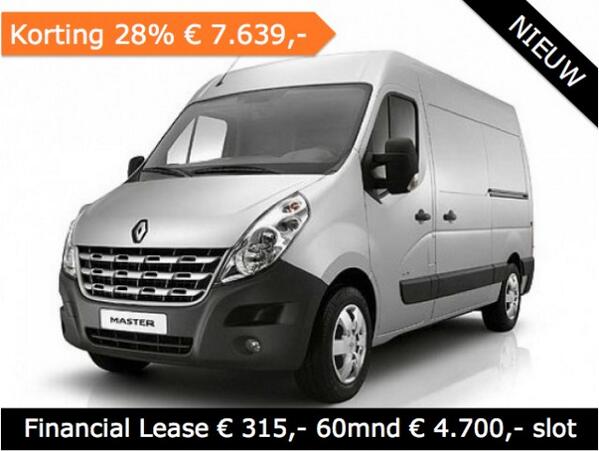 Nw Renault Master tot wel 28% korting! Autozaak.nl, Het Nieuwe Auto Kopen! autozaak.nl/aanbod/7431331…