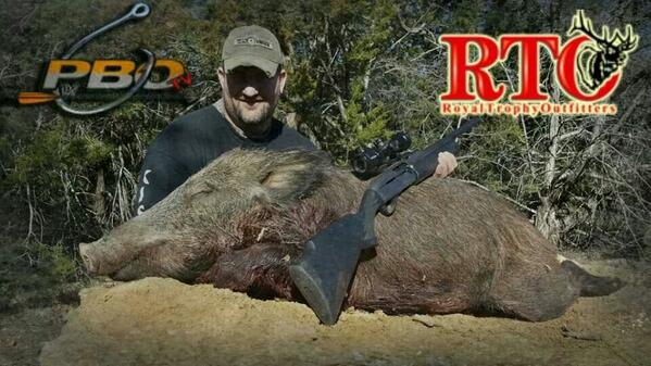 PBOTV's tweet photo. 7:30 am est @SPORTSMANchnl. Mark and @BHitcome in Texas with Royal Trophy Outfitters. @deadringerhunt http://t.co/3oG51BBUvu